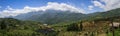 Majestuous panorama on the mountains near sapa, on the way to the tram ton pass, sapa, Lao Cai, Vietnam